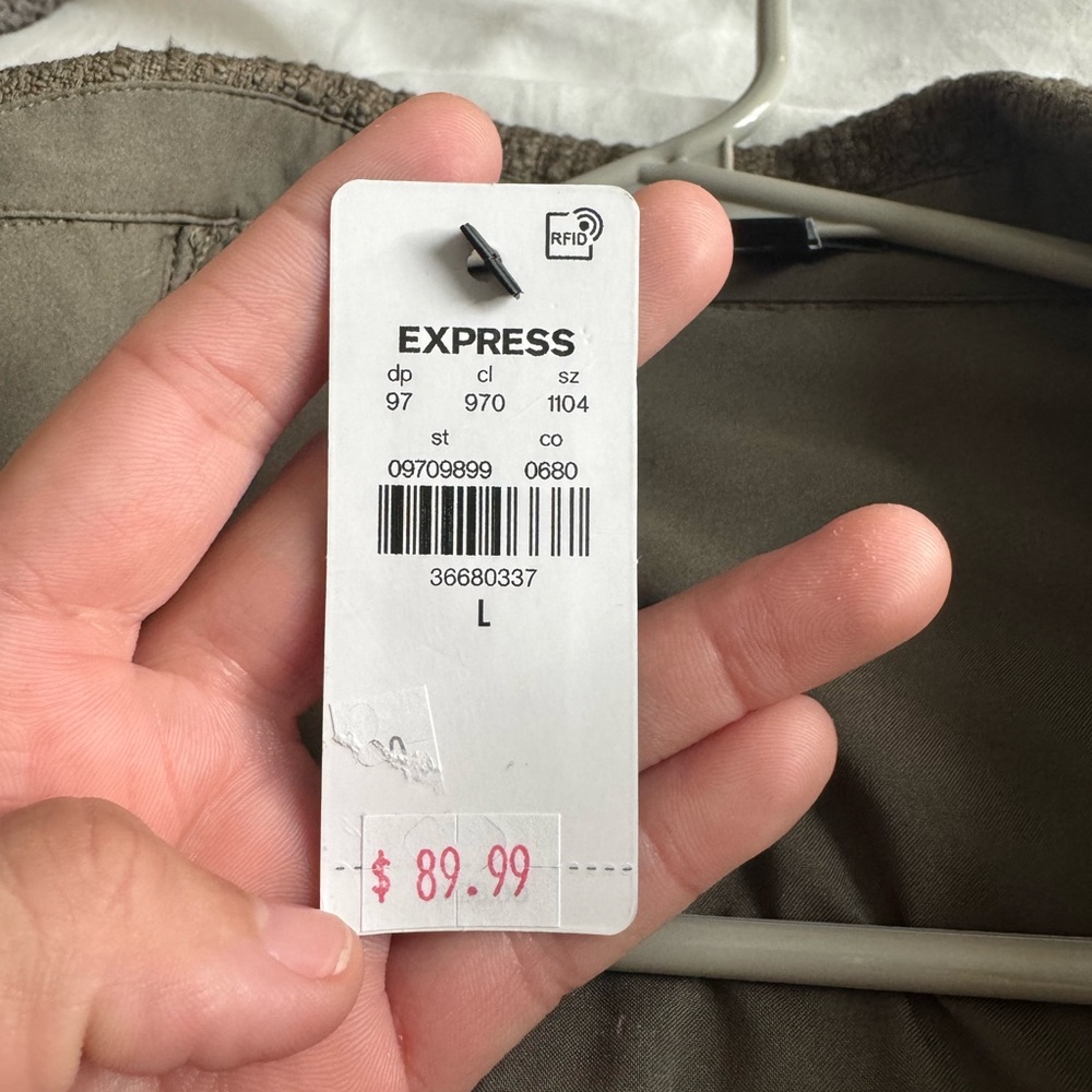 Express Olive Green Jacket - Picture 5 of 7